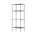 thumbnail image 2 of RKSTN Plast C Coat Rack Coat Rack Freestanding Closet Organizer Hall Tree with 2 Storage Shelves Corner Storage Organizer for Entryway Bedroom, 2 of 5