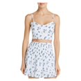 thumbnail image 1 of Aqua Swim Haut Court Smocké pour Femmes Blanc m, 1 of 2
