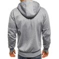 thumbnail image 4 of ORUYROP Sweat à Capuche Zippé pour Hommes, Mode Automne/hiver 2023, Veste Décontractée à Manches Longues, 4 of 6