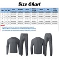 thumbnail image 3 of Kcodviy Male Casual Solid Two Chalk Stripe Suit Piece Suit O Neck Prom Jackets for Men off Shoulder Sleeve Sweatshirt Suit with Drawstring Pocket Pants Set, 3 of 5