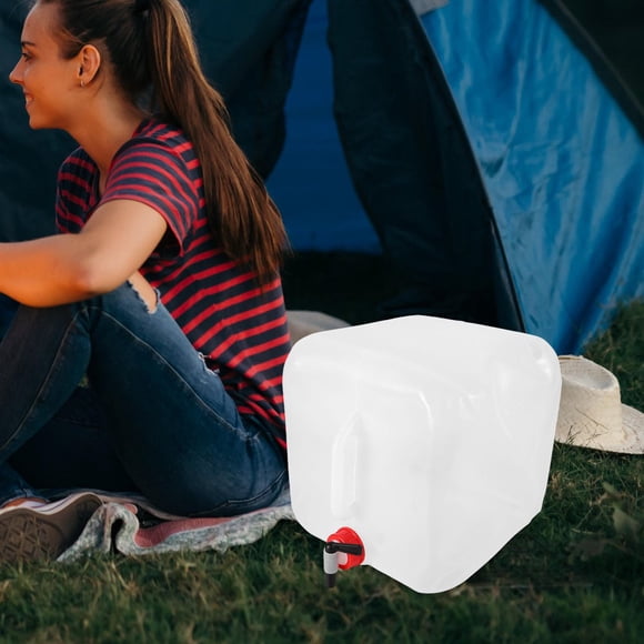 CNKOO Portable 10L Storage Jug Transparent Container for Camping Outdoor Jug for Hiking Fishing Emergency