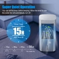 thumbnail image 4 of Giantex 3-in-1 Evaporative Air Cooler, Oscillating Swamp Cooler w/3 Modes, 3 Speeds, 15H Timer, Portable Air Cooler for Room Home Office, 4 of 10