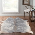 thumbnail image 4 of Tapis Imitation Peau De Vache, Mélange de Gris, 4 of 6