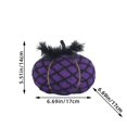 thumbnail image 3 of Birdeem Knitted Pumpkin Decor for Halloween,Fall Home Decorations,Handmade Cotton Pillow and Seasonal Accessory,6.7 Inch Diameter Size,Festive Gift Idea, 3 of 9