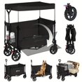 thumbnail image 4 of 1 Pack, Sekey Cargo Cart Heavy Duty Foldable, Covered Collapsible Cart with Minimal, 4 of 4