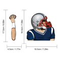 thumbnail image 3 of TopLLC Football Quarterback Wiper Stickers Car Windshield Wiper Stickers Car Car Stickers, 3 of 8