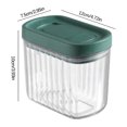 thumbnail image 3 of Sealed Plastic Food Storage Container for Cereals and Dry Goods | Airtight Kitchen Storage Box with Snap Lid | Stackable Snack Container for Pantry Organization | Fresh-Keeping Household Storage Tank, 3 of 3
