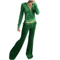 thumbnail image 2 of DPTALR Ensemble Décontracté pour Femmes avec Poche, Col Rond, Manches Longues + Pantalon, 2 of 7