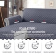 thumbnail image 4 of CHUANK Housse Imperméable pour Canapé, Housses pour Sofa en L, Housse pour Chaise Longue, Housse Réversible de Protection de Meuble pour Animaux, Enfants, Chien, Chat, Kaki P, 4 of 7