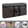 thumbnail image 4 of Reinforced 100L Christmas Tree Storage Bag - Thickened Canvas Container for Holiday Decor, Blankets, or Moving Supplies, 4 of 9