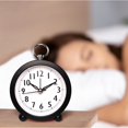 thumbnail image 4 of LED Alarm Clock with Temperature and Humidity Monitor, Circular Desktop or Wall-Mounted Design, Battery-Powered, 3.94 in Diameter, Red/Black/Pink, 4 of 6