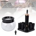 thumbnail image 3 of Makeup Brush Cleaner Machine, Makeup Brush Cleaner Dryer Versatile Efficient  for Nail Salon Black,White, 3 of 7