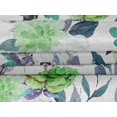 thumbnail image 4 of oneOone Velvet Green Fabric Florals Sewing Craft Projects Fabric Prints By Yard 58 Inch Wide, 4 of 4