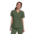 thumbnail image 1 of Landau Essentials Haut de Sarrau pour Femmes : 4 Poches, Coupe Classique Décontractée, Col en V Durable 8219, 1 of 1