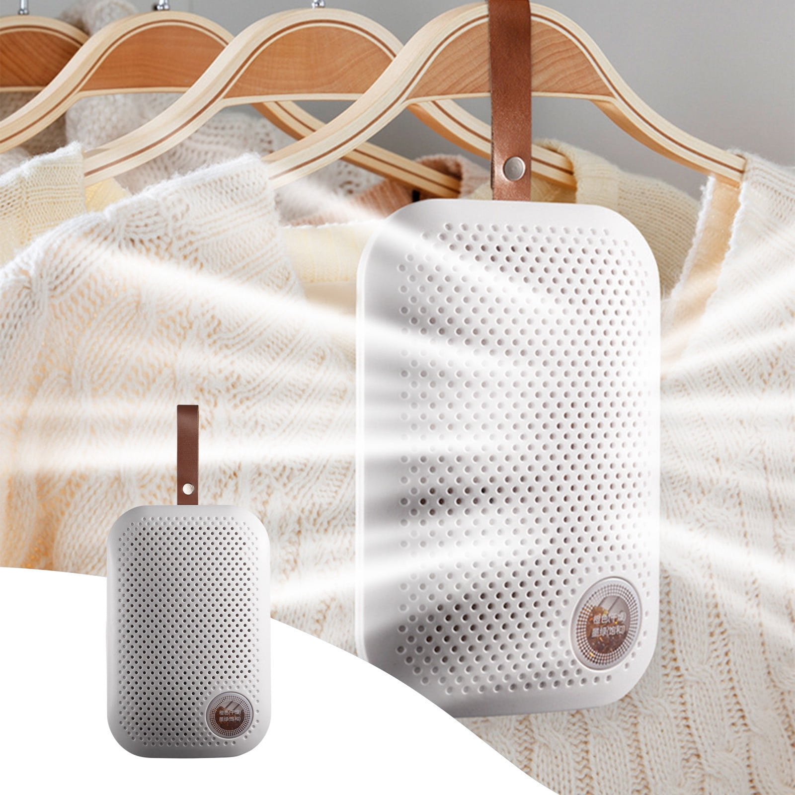 TIMIFIS Home Air Purifier Portable Dehumidifier, Multifunctional Silica Gel Dehumidifier Pneum Outlet for Cabinet Bookshelf Apartment Essentials