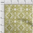 thumbnail image 2 of oneOone Polyester Spandex Lime Green Fabric Ikat Craft Projects Decor Fabric Printed By The Yard 56 Inch Wide, 2 of 4