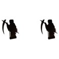 thumbnail image 2 of Transemion Stainless Steel Classic Pattern Candle Holders With Vivid Images For Halloween Decor Spooky F 2Set, 2 of 6