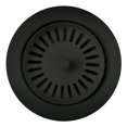 thumbnail image 1 of Color-Coordinated Metal Basket Strainer - Coal Black, 1 of 3