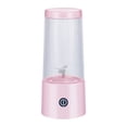 thumbnail image 4 of Zootealy 350mL Portable Juicer Electric Mixer Cup USB Rechargeable Mini Smoothie Blender Shakes Handheld Fruit Vegetable Machine Milkshake Juicer for Outdoor Travel Office Home Baby Food Personal Used, 4 of 6