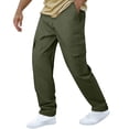 thumbnail image 1 of Ceisia Pantalon Habillé pour Homme, Coupe Droite Ajustée, Formel, avec devant Enveloppant, Structuré, Infroissable, Multicolore, 1 of 6