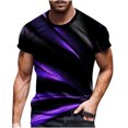 thumbnail image 2 of lcziwo Chemise Imprimée 3D pour Homme 2024 T-Shirts Graphiques Chemises pour Homme Manches Courtes Décontracté Col Rond Hauts Mode Urbaine Tendance T-Shirts Grande Taille pour Homme Noir TG, 2 of 5