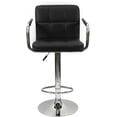 thumbnail image 3 of Nicer Furniture Black Hexagrid Bar Stool, 3 of 6