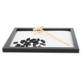thumbnail image 3 of Sand Tray Decoration, Zen Sandbox Meditation Zen Sand Tray Desktop Craft Decoration No Grid Mini  For Family For Colleagues For Home, 3 of 8