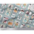 thumbnail image 3 of Soimoi Rayon Fabric Penguin Ocean Print Fabric by Yard 56 Inch Wide, 3 of 3