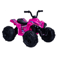 thumbnail image 1 of Kid Trax 12V Glow ATV Ride-On Toy, Pink, with LED Lights, Rechargeable Battery, Ages 3–6, 1 of 8