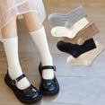 thumbnail image 2 of FAIWAD Girls 5 Pairs Cotton Socks Cute Pattern Embroidered Stretchy Socks Toddler Birthday Wedding Princess Socks, 2 of 3