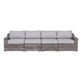 thumbnail image 2 of Living Source International Wicker / Rattan 4 - Person Seating Group in Gray, 2 of 3