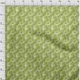 thumbnail image 3 of oneOone Velvet Light Green Fabric Florals Sewing Craft Projects Fabric Prints By Yard 58 Inch Wide, 3 of 4