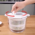 thumbnail image 2 of Yhmxh Kitchen Salad Vegetable Tool Dehydrator Household Vegetable Washing Basin Fruit Dryer Hand-cranked Dehydration Spins Dryer Kitchen Utensils Set Kitchen Essentials Home and Kitchen Kitchen Tools, 2 of 6