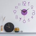 thumbnail image 4 of Lefu 3D Frameless Wall Clock, Silent DIY Wall Clock Number Wall Stickers Home Decor, 4 of 9