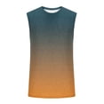 thumbnail image 4 of NTACZA Mens Tank Top Athletic Sleeveless Basic Shirt Crew Neck Gradient Sports T-Shirts for Men S, 4 of 5