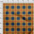 thumbnail image 2 of oneOone Polyester Lycra Dark Navy Blue Fabric Madras Check Sewing Craft Projects Fabric Prints By Yard 56 Inch Wide, 2 of 4