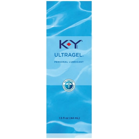 K-Y Ulragel Lubrifiant Personnel à Base d'Eau, Gel Liquide Lubrifiant, 1,5 Oz, Lot de 4