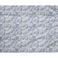 thumbnail image 4 of oneOone Polyester Lycra Medium Blue Fabric Triangle Shape Geometric Craft Projects Decor Fabric Printed By The Yard 56 Inch Wide, 4 of 4