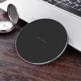 thumbnail image 3 of Mistaha Chargeur Sans Fil Portable en Alliage d'Aluminium Ultra Mince de Forme Ronde, Norme Qi, 10 W, Base de Charge Rapide, 3 of 8