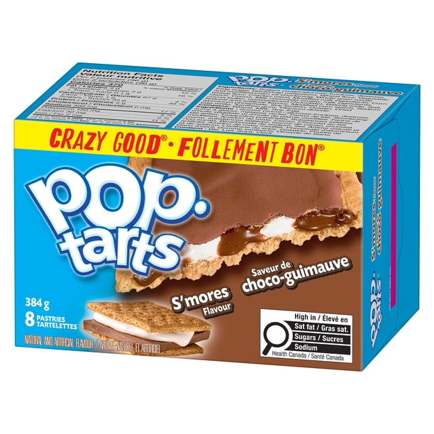 Kellogg's Pop-Tarts toaster pastries, S'mores 384 g - 8 pastries