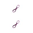 thumbnail image 2 of QualitChoice Serre-Tête Extensible Bandeau de Sport Réglable Style Simple Élastique Accessoires de Coiffure Femmes Hommes pour Yoga Gym Violet 2 Ensembles, 2 of 6