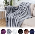 thumbnail image 1 of Vaidha Flannel Fleece Microfiber Throw Blanket Good Size Lightweight Cozy Couch Bed Super Soft And Warm Solid Color, 1 of 7