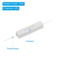 thumbnail image 3 of Unique Bargains 10Pcs 22 Ohm Resistors, 10W Ceramic Cement Resistor Power Cement Resistor Kit Tolerance 5% for Power Adapters Audio, 3 of 4