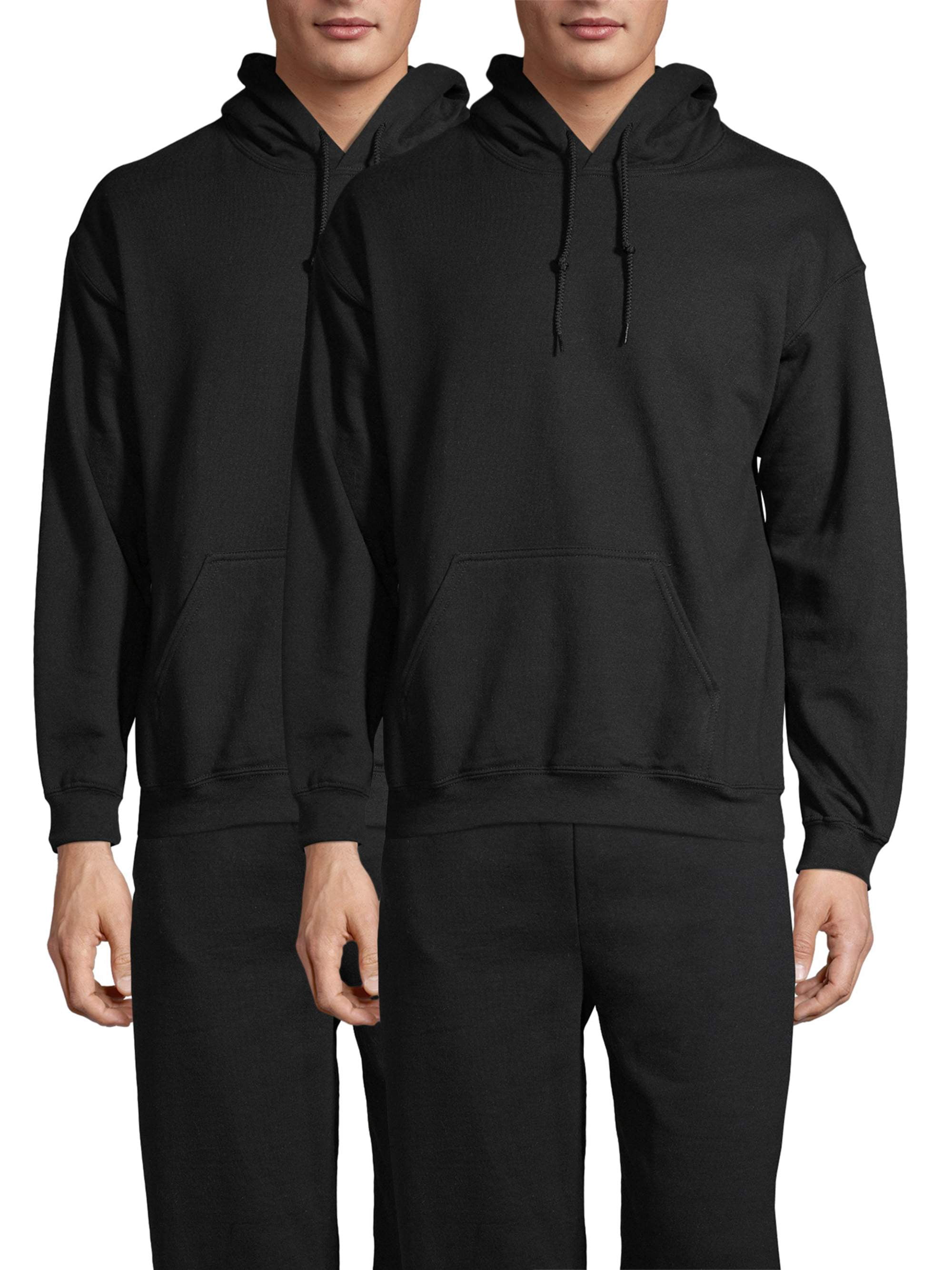 Gildan Men's Heavy Blend Fleece Hooded Sweatshirt, 2-Pack