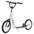 thumbnail image 1 of Aosom Trottinette, Jouet à Chevaucher pour Enfants avec Roue Gonflable de 16 Pieds', Blanc, 1 of 10