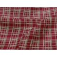 thumbnail image 4 of oneOone Viscose Jersey Fabric Check Kasuri Print Fabric BTY 60 Inch Wide, 4 of 5