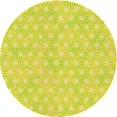 thumbnail image 1 of Ahgly Company Machine Washable Indoor Square Transitional Golden Brown Yellow Area Rugs, 3' Square, 1 of 7