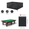 thumbnail image 1 of Housse de Table de Billard Imperméable 9 Pieds Housse de Table de Billard Pliante Housse Anti-Poussière Résistante à l'Humidité Durable Protection de Meubles en Oxford pour Intérieur Extérieur, 1 of 7