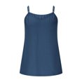 thumbnail image 4 of ohmzyzo Womens Plus Size Tank Tops V Neck Sleeveless Cami Adjustable Spaghetti Strap Camisole Summer Basic Tank Shirts, 4 of 6
