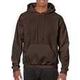 thumbnail image 1 of Gildan 18500 7.75oz 50/50 Sweat à Capuche - Chocolat Foncé - L, 1 of 1